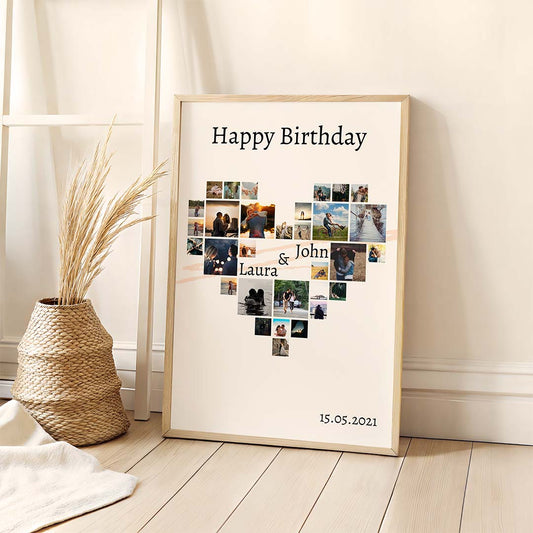 Colaj "Inimă din Poze"