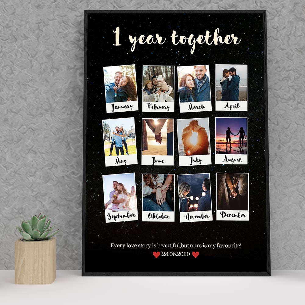 Custom Anniversary Collage,Cherish Your Love Story